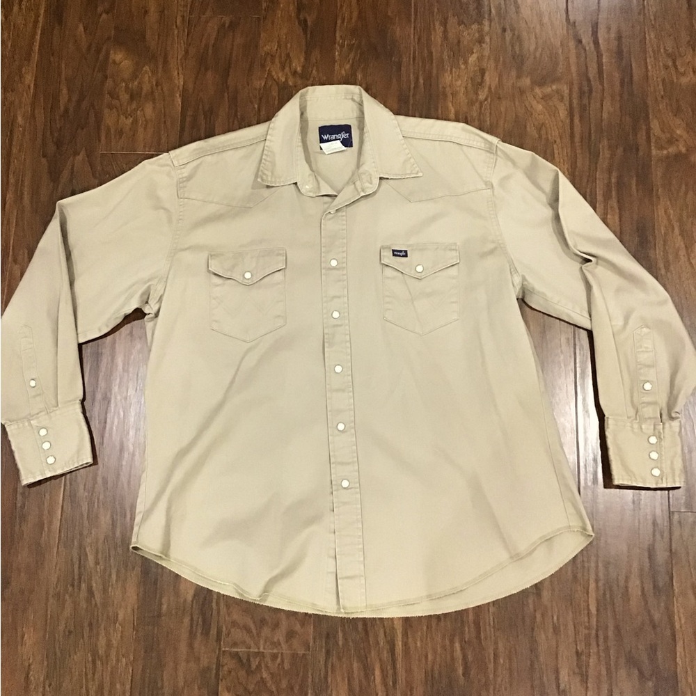 Vintage Wrangler Men's Casual Button Down Shirt